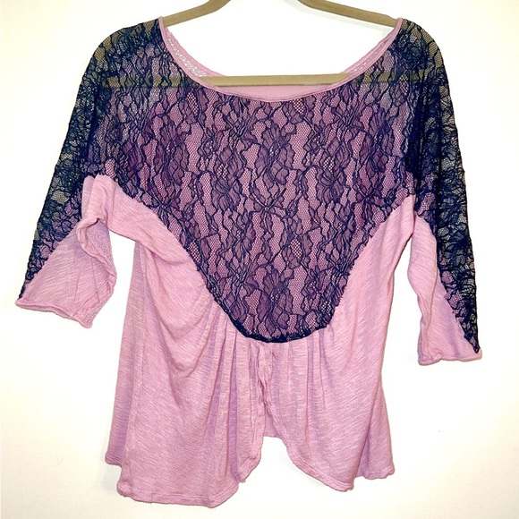 Lace Back Top - Picture 1 of 4